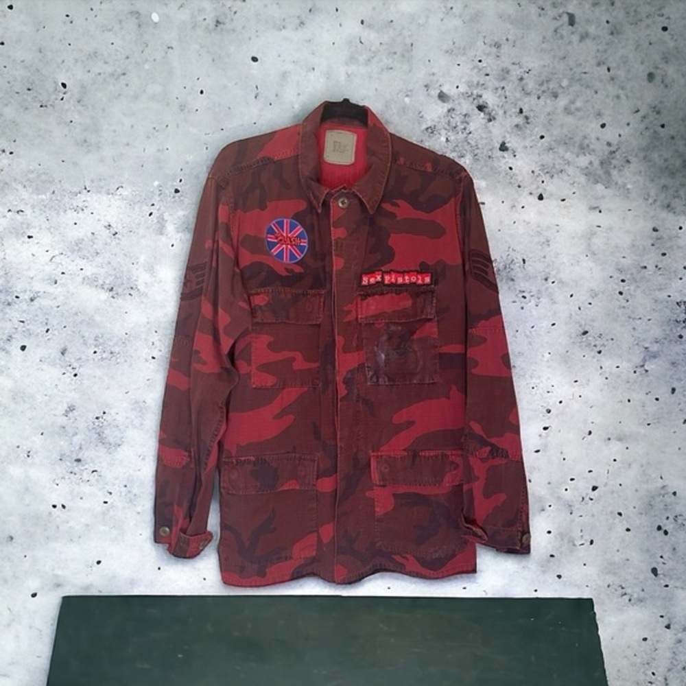 American Apparel Rolling Stones Camouflage Jacket